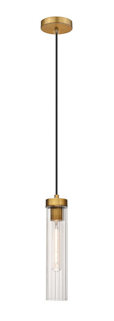 Z-lite 740P-RB Rubbed Brass Beau Pendant