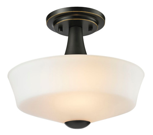 Z-lite 411SF2 Coppery Bronze Montego Semi Flush Mount