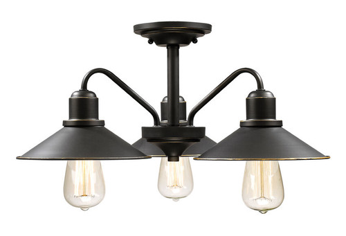 Z-lite 613SF-OB Olde Bronze Casa Semi Flush Mount