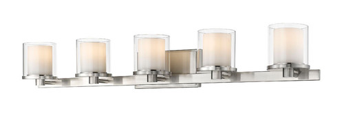 Z-lite 1918-5V-BN-LED Brushed Nickel Schema Vanity