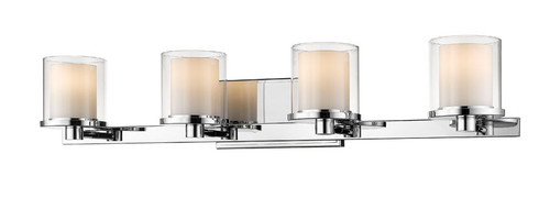 Z-lite 1918-4V-CH-LED Chrome Schema Vanity