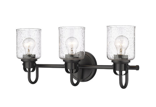 Z-lite 340-3V-MB Matte Black Kinsley Vanity
