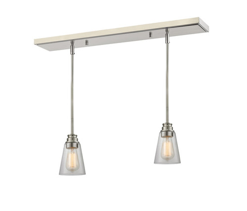 Z-lite 428MP-2BN Brushed Nickel Annora Island