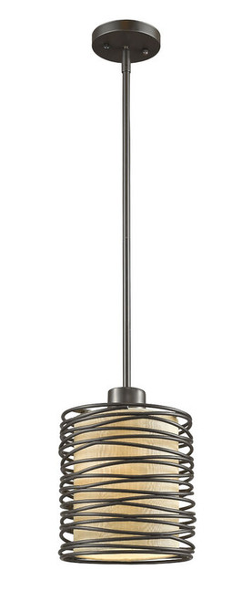 Z-lite 2009MP-BRZ Bronze Zinnia Mini Pendant