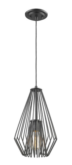 Z-lite 442MP-MB Matte Black Quintus Mini Pendant