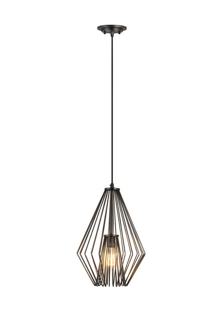 Z-lite 442MP12-BP Plated Bronze Quintus Mini Pendant