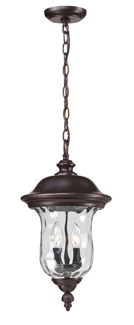 Z-lite 533CHM-RBRZ Bronze Armstrong Outdoor Chain Mount Ceiling Fixture