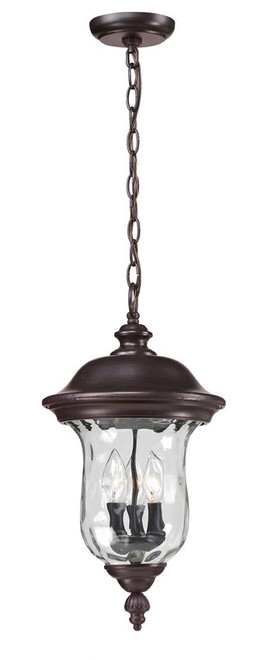 Z-lite 533CHB-RBRZ Bronze Armstrong Outdoor Chain Mount Ceiling Fixture