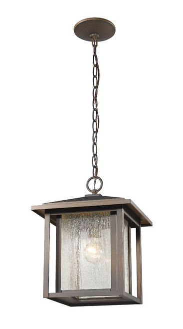 Z-lite 554CHB-ORB Oil Rubbed Bronze Aspen Outdoor Chain Mount Ceiling Fixture