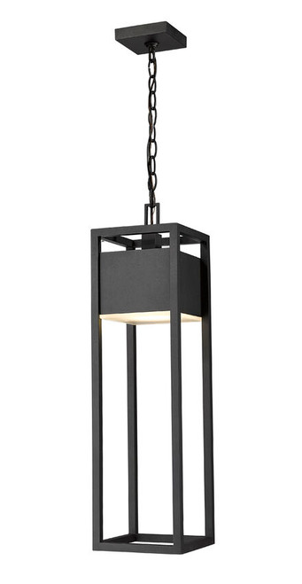 Z-lite 585CHB-BK-LED Black Barwick Outdoor Chain Mount Ceiling Fixture