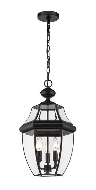 Z-lite 580CHB-BK Black Westover Outdoor Chain Mount Ceiling Fixture