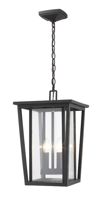 Z-lite 571CHB-ORB Oil Rubbed Bronze Seoul Outdoor Chain Mount Ceiling Fixture