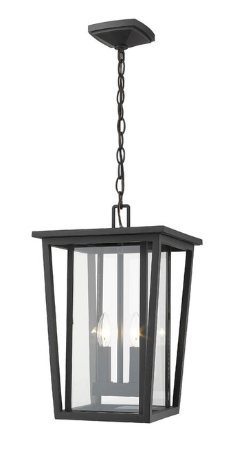 Z-lite 571CHB-BK Black Seoul Outdoor Chain Mount Ceiling Fixture