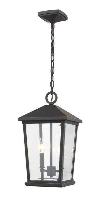 Z-lite 568CHB-ORB Oil Rubbed Bronze Beacon Outdoor Chain Mount Ceiling Fixture