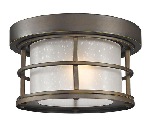 Z-lite 556F-ORB Oil Rubbed Bronze Exterior Additions Outdoor Flush Ceiling Mount Fixture