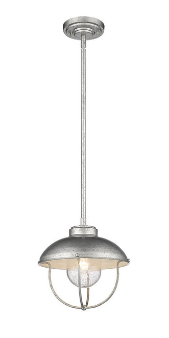 Z-lite 590P-GV Galvanized Ansel Outdoor Pendant