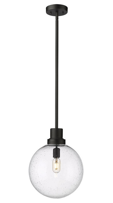 Z-lite 599P12-BK Black Laurent Outdoor Pendant