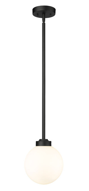 Z-lite 597P8-BK Black Laurent Outdoor Pendant