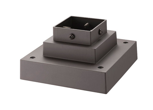 Z-lite SQPM-DBZ Deep Bronze Pier Mounts Outdoor Pier Mount