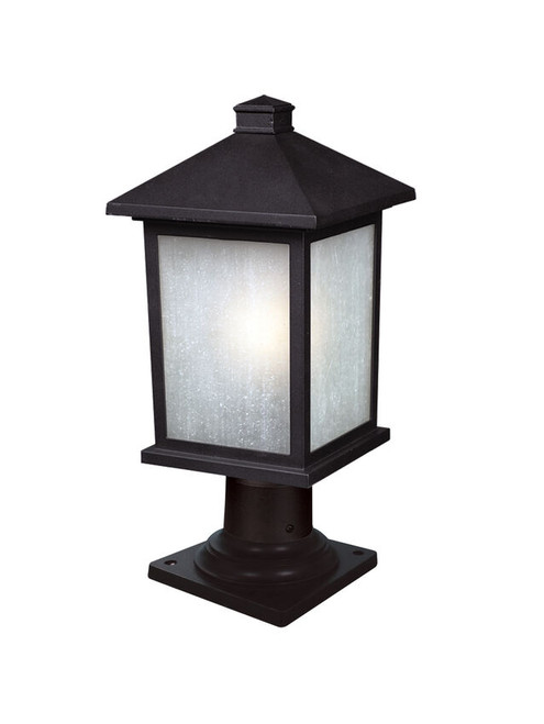 Z-lite 507PHM-533PM-BK Black Holbrook Outdoor Pier Mounted Fixture