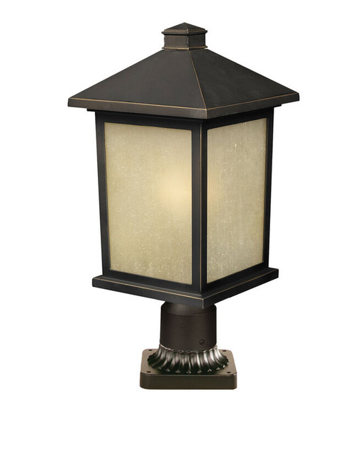 Z-lite 507PHB-ORB-PM Oil Rubbed Bronze Holbrook Outdoor Pier Mounted Fixture