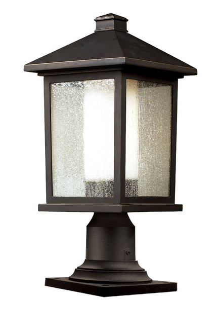 Z-lite 524PHM-533PM-ORB Oil Rubbed Bronze Mesa Outdoor Pier Mounted Fixture