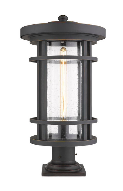 Z-lite 570PHXL-533PM-ORB Oil Rubbed Bronze Jordan Outdoor Pier Mounted Fixture