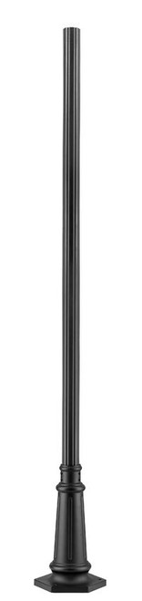 Z-lite 557P-BK Black Outdoor Post