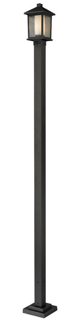 Z-lite 538PHM-536P-ORB Oil Rubbed Bronze Mesa Outdoor Post Mounted Fixture