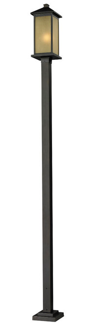 Z-lite 548PHB-536P-ORB Oil Rubbed Bronze Vienna Outdoor Post Mounted Fixture