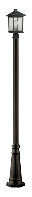 Z-lite 531PHMR-519P-ORB Oil Rubbed Bronze Portland Outdoor Post Mounted Fixture