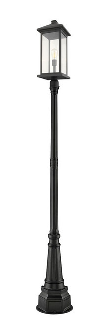 Z-lite 531PHBXLR-564P-BK Black Portland Outdoor Post Mounted Fixture