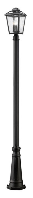 Z-lite 539PHMR-519P-BK Black Bayland Outdoor Post Mounted Fixture