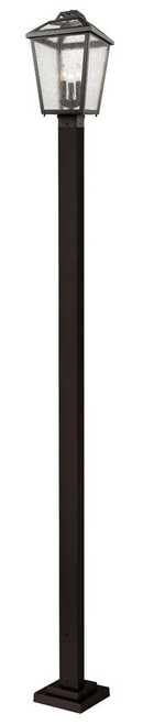 Z-lite 539PHBS-536P-ORB Oil Rubbed Bronze Bayland Outdoor Post Mounted Fixture