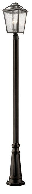 Z-lite 539PHBR-519P-ORB Oil Rubbed Bronze Bayland Outdoor Post Mounted Fixture