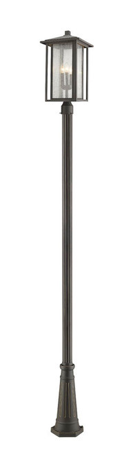 Z-lite 554PHXLR-519P-ORB Oil Rubbed Bronze Aspen Outdoor Post Mounted Fixture