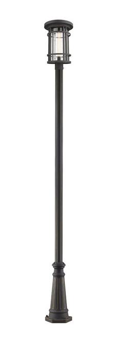 Z-lite 570PHXL-519P-ORB Oil Rubbed Bronze Jordan Outdoor Post Mounted Fixture