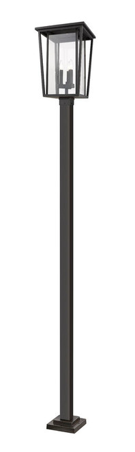 Z-lite 571PHXLS-536P-ORB Oil Rubbed Bronze Seoul Outdoor Post Mounted Fixture