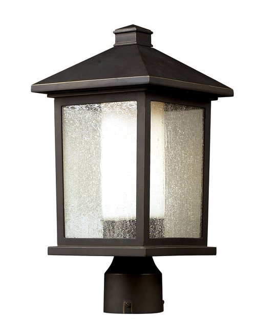 Z-lite 524PHM Oil Rubbed Bronze Mesa Outdoor Post Mount Fixture