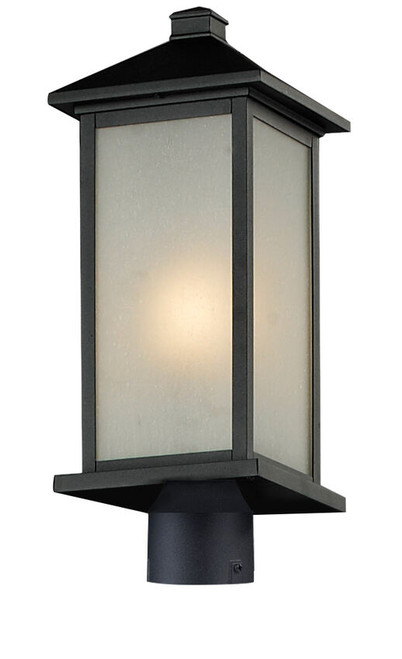Z-lite 547PHM-BK-R Black Vienna Outdoor Post Mount Fixture