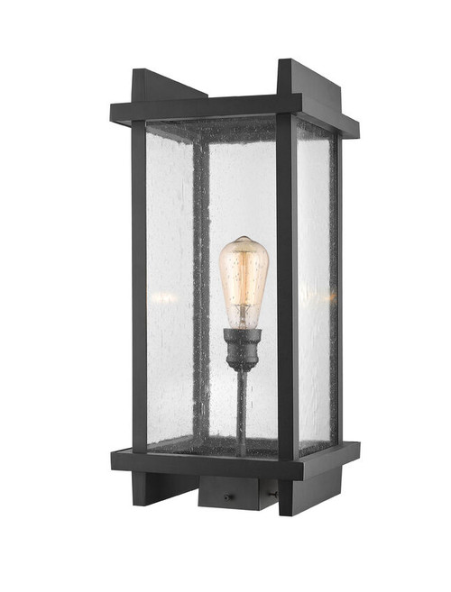 Z-lite 565PHBS-BK Black Fallow Outdoor Post Mount Fixture