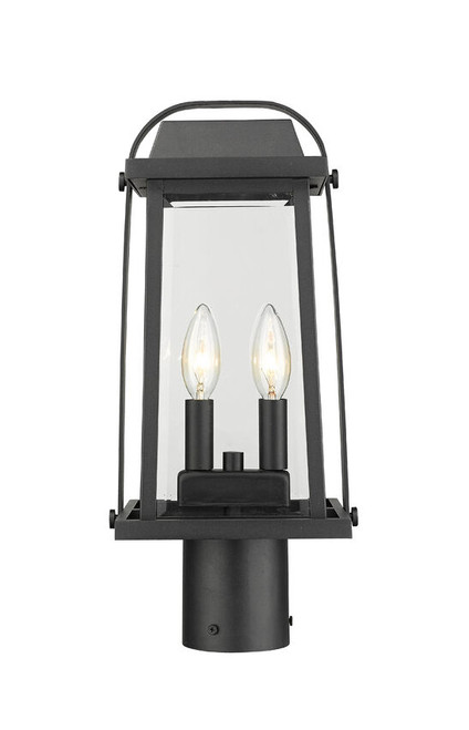 Z-lite 574PHMR-BK Black Millworks Outdoor Post Mount Fixture