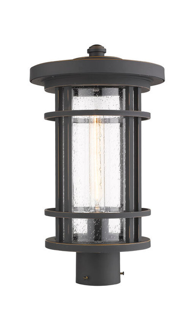Z-lite 570PHB-ORB Oil Rubbed Bronze Jordan Outdoor Post Mount Fixture