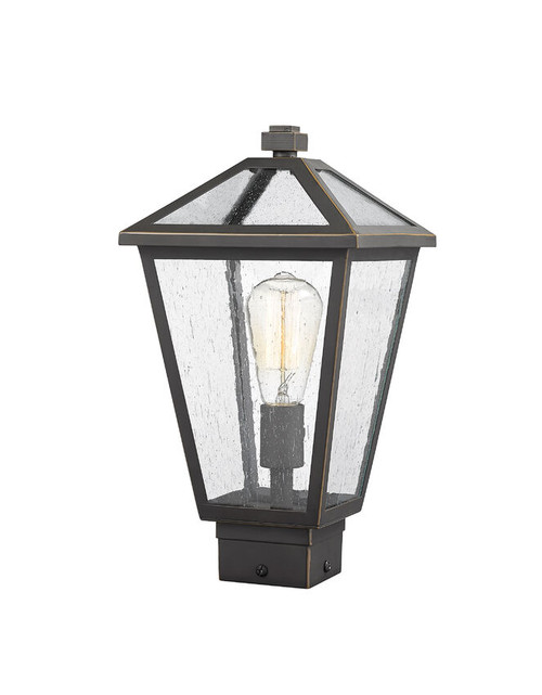 Z-lite 579PHMS-ORB Oil Rubbed Bronze Talbot Outdoor Post Mount Fixture