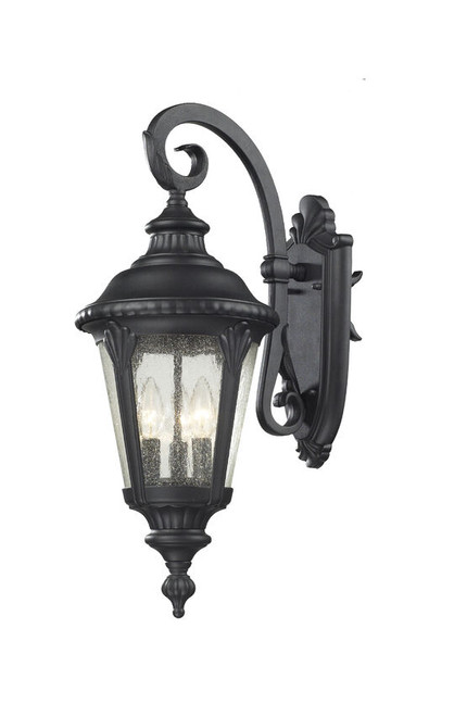 Z-lite 545M-BK Black Medow Outdoor Wall Sconce