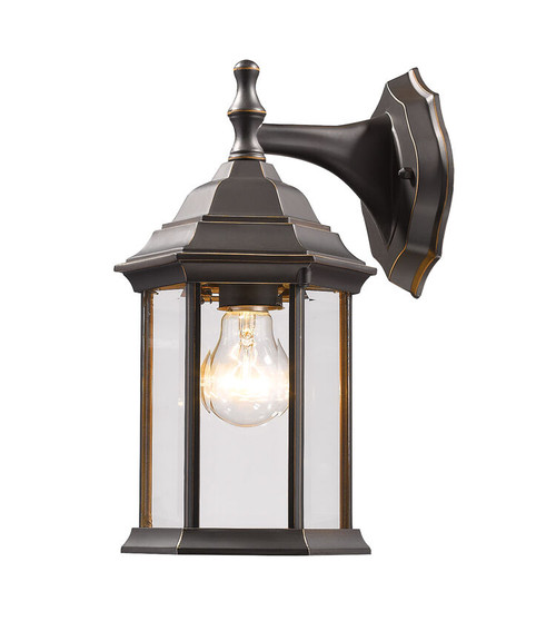 Z-lite T21-ORB Oil Rubbed Bronze Waterdown Outdoor Wall Sconce