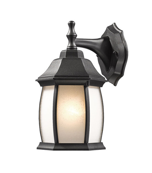 Z-lite T20-BK-F Black Waterdown Outdoor Wall Sconce