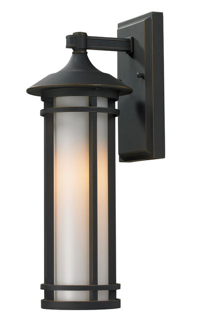 Z-lite 530S-ORB Oil Rubbed Bronze Woodland Outdoor Wall Sconce