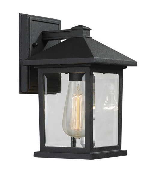 Z-lite 531S-BK Black Portland Outdoor Wall Sconce