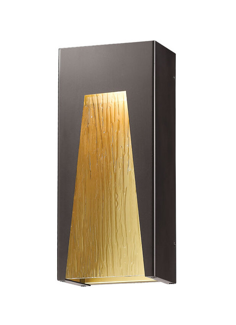 Z-lite 561B-DBZ-GD-CSL-LED Bronze Gold Millenial Outdoor Wall Sconce